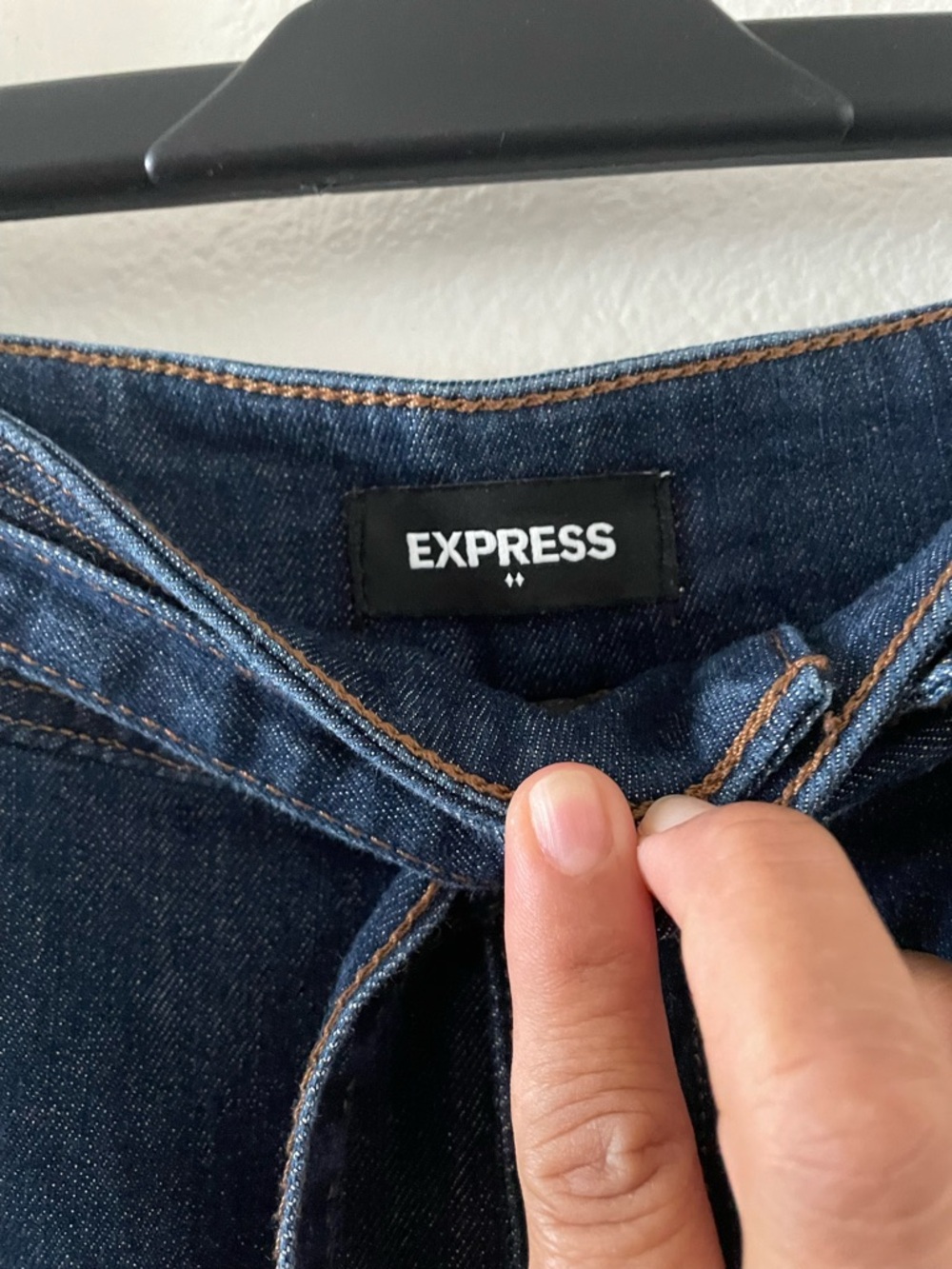 Express Wide Leg Super High Rise Jeans - Picture 5 of 6